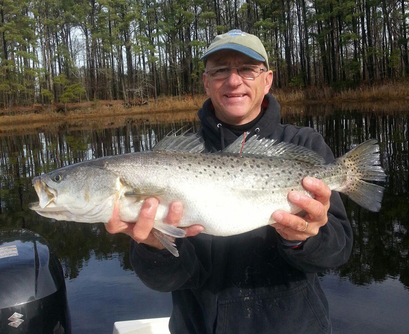 Elizabeth River Trout Fishing Report January 15, 2014