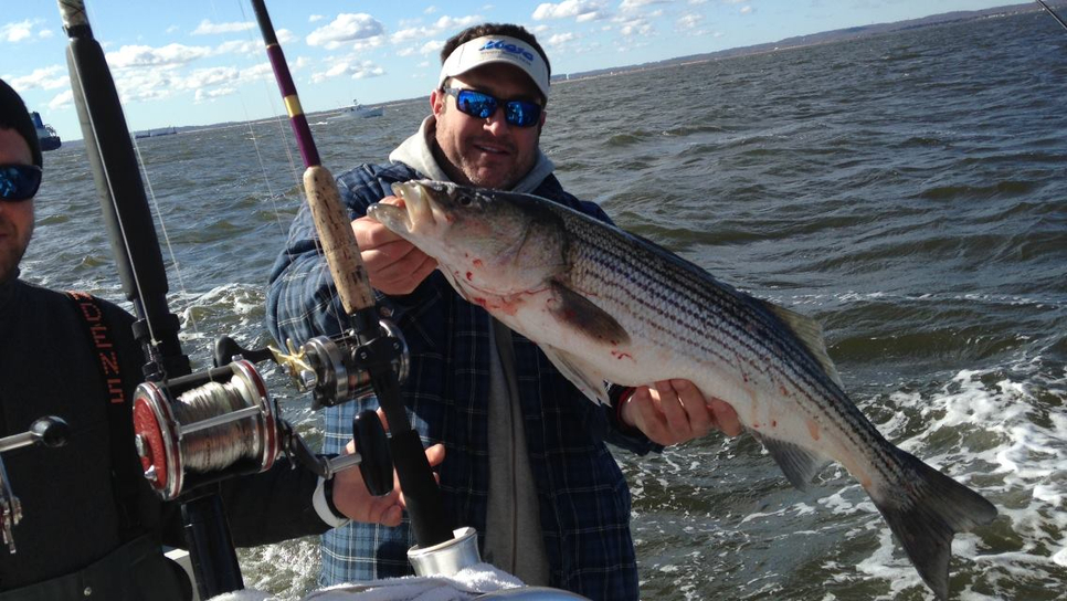 Raritan Bay Stripers Fishing Report May 02, 2014