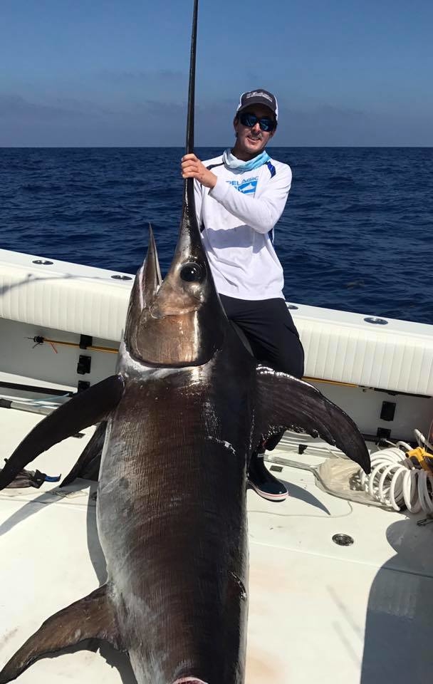 350lb Swordfish Fishing Report April 27, 2017