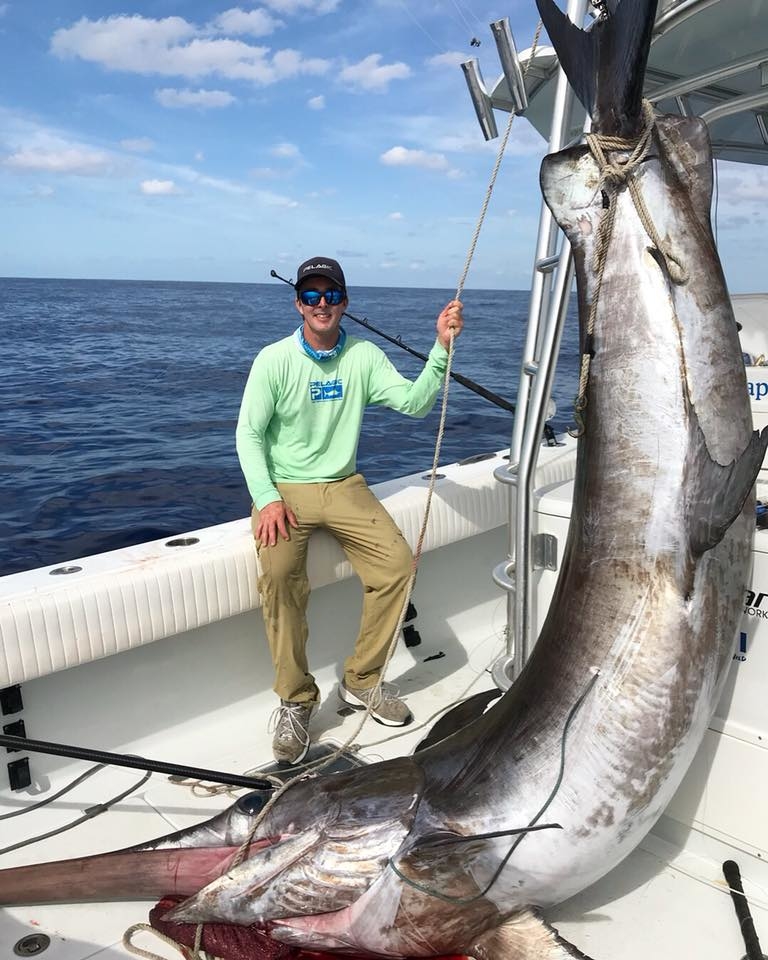 Massive Sword on Deck Fishing Report April 19, 2018